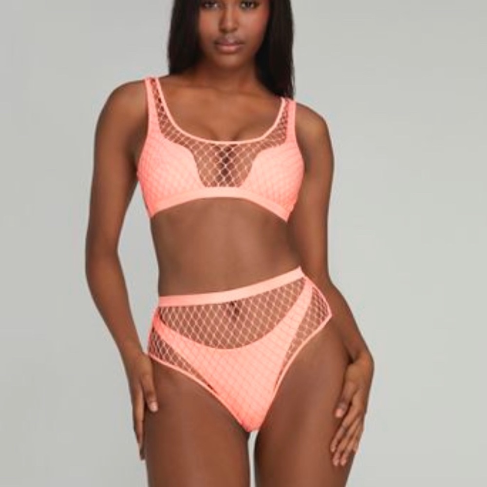 Agent Provocateur Bubblegum Pink Shannon Bikini Set